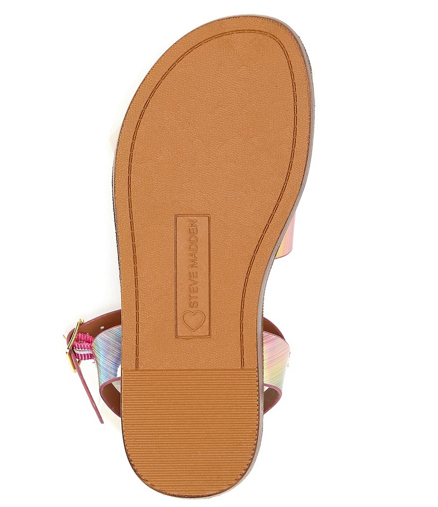 Steve Madden Girls' J-League Pink Multi Sandals (Youth)