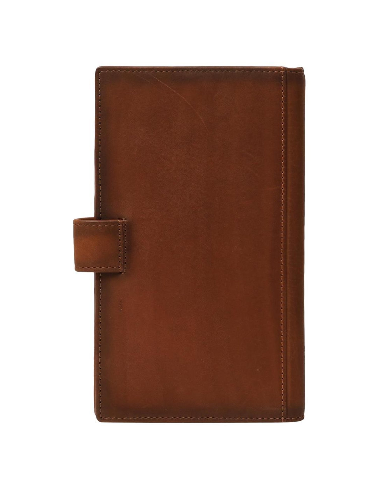 KOMPANERO Toby Tan Printed Tri-Fold Wallet