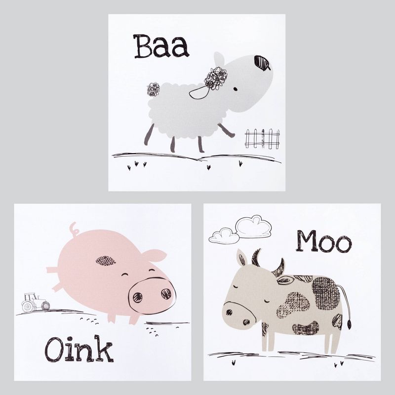 3pc Farm Stack Canvas Wall Art Set - Trend Lab