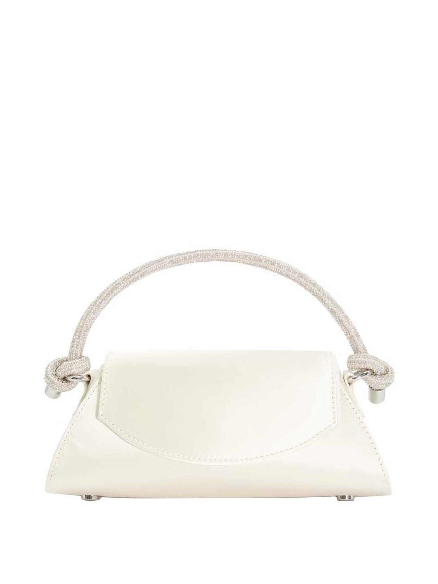 Dune London White Solid Small Handbag