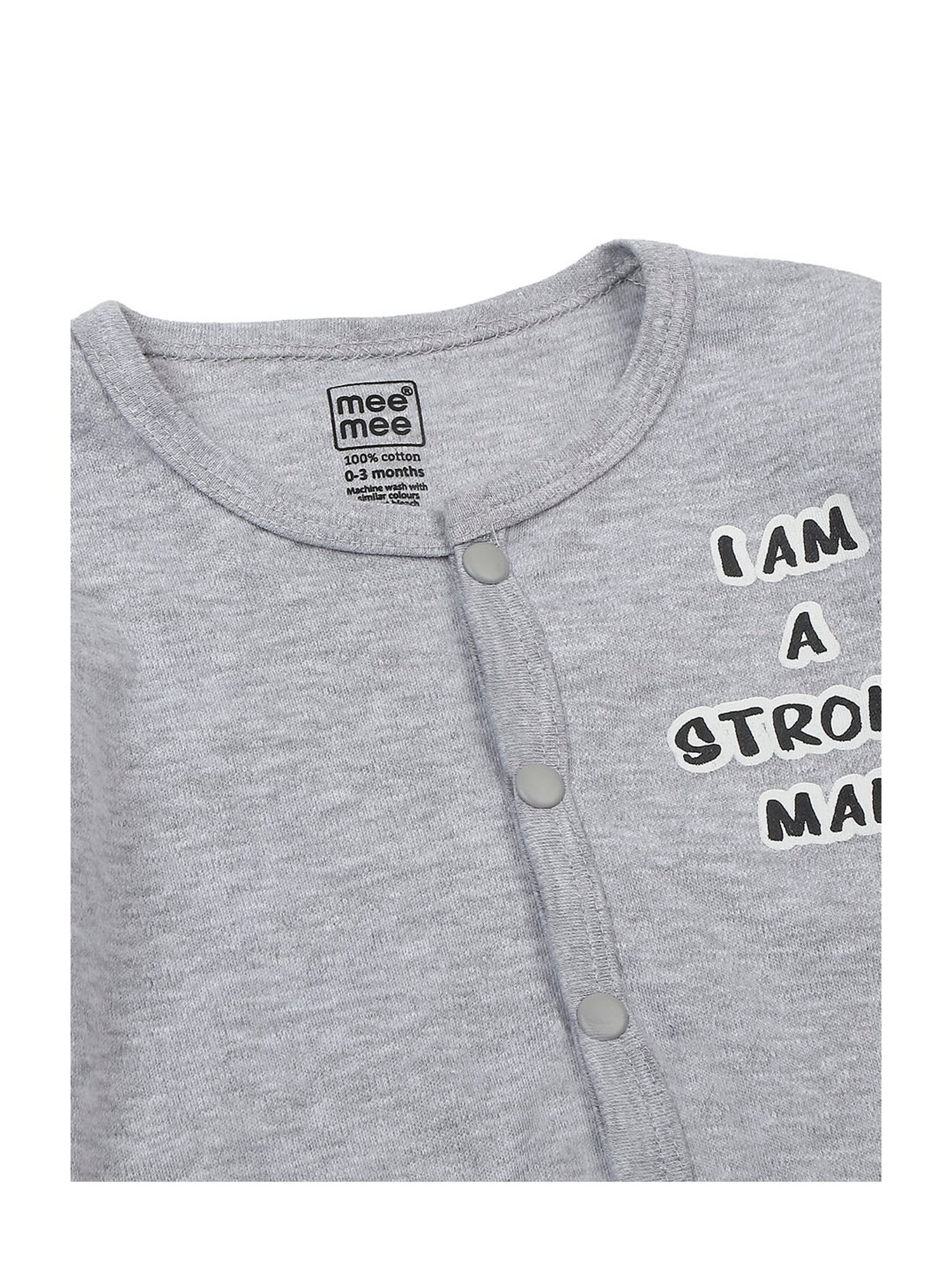 Mee Mee Kids Multicolor Striped Full Sleeves Jhablas (Pack Of 2)