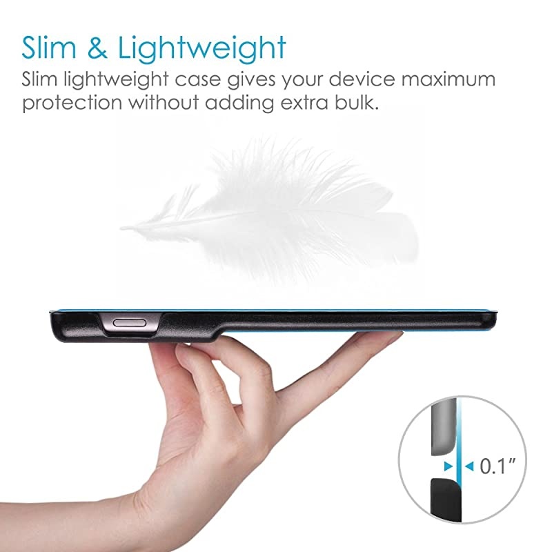 Slim Case for Kindle Oasis (Previous 9th Gen, 2017 Release) - [Sleek Shield Series] Lightweight Cover with Auto Wake/Sleep (Not Fit All-New Kindle Oasis 10th Gen 2019), Dragon Skin Blue