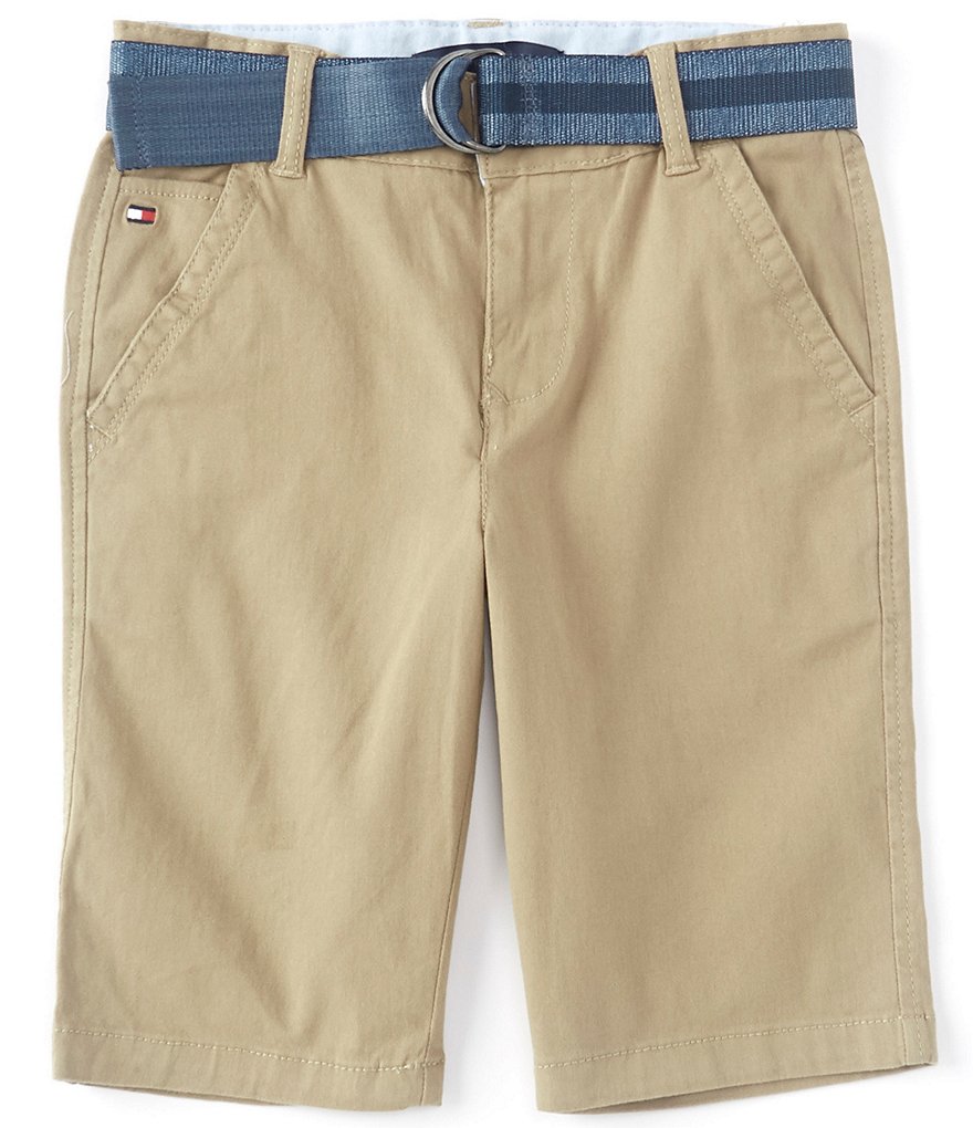 Tommy Hilfiger Big Boys 8-20 Belted Dagger Shorts