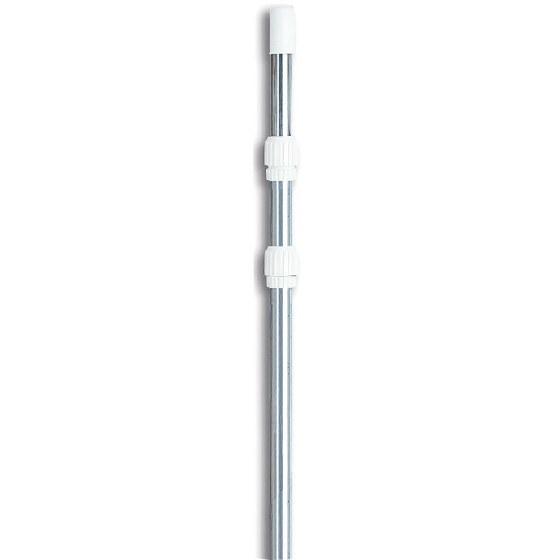 Blue Devil 18 Inch Pool Brush + 12 Foot Telescopic Pole + Corner and Step Brush