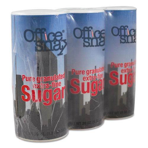 Office Snax Reclosable Canister of Sugar 20 oz 3/Pack 00019G