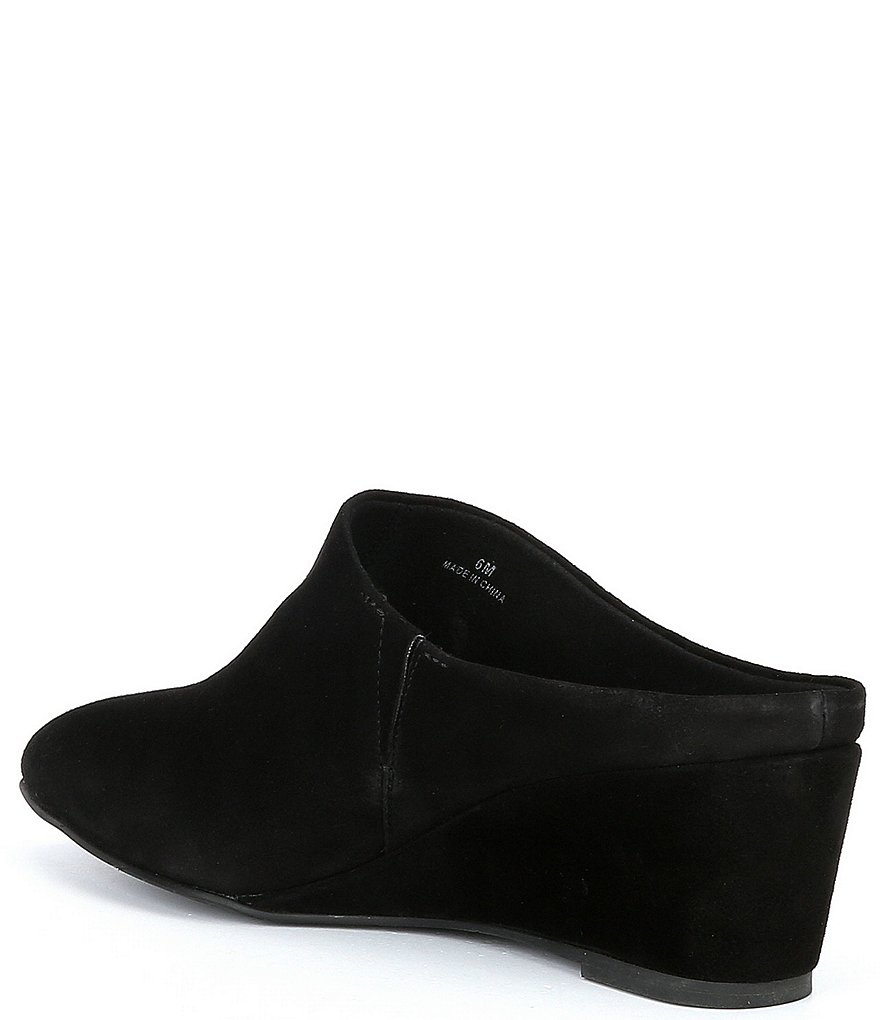 Pelle Moda Kiko Suede Wedge Mules