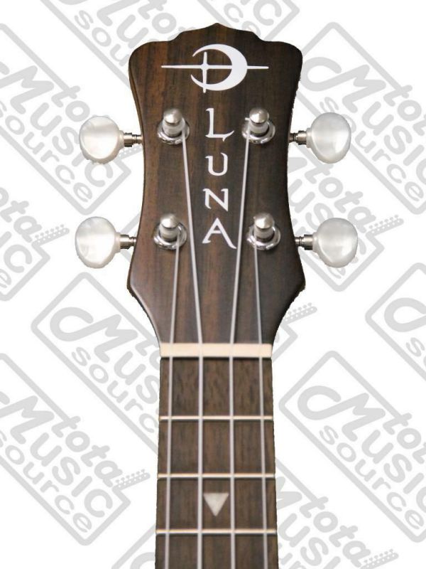 Luna Mahogany 21 Inch Soprano Ukulele, UKE HONU, Pitch Pipe, Gig Bag, TMS Polis