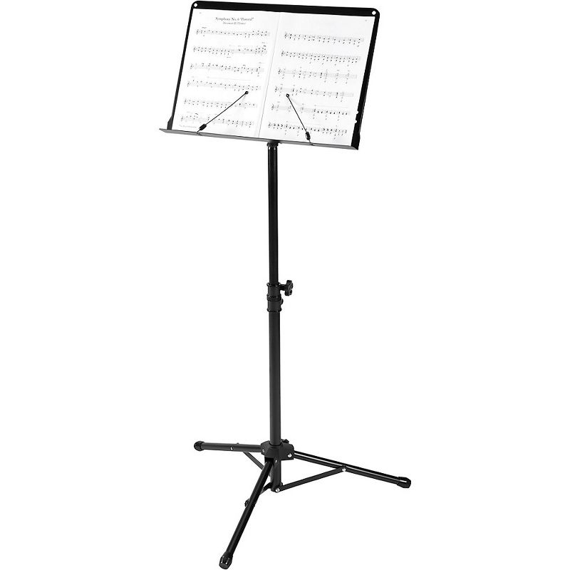 Musician's Gear Tripod Orchestral Music Stand Regular Black - 2 Pack