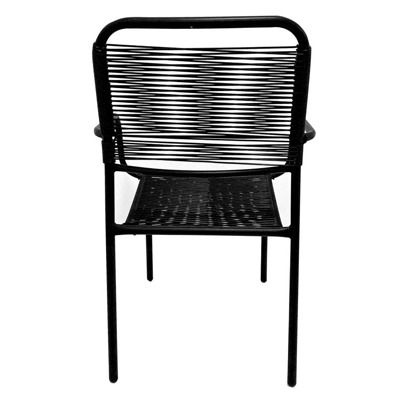 Silas Stack Chair - Black - Haven Way