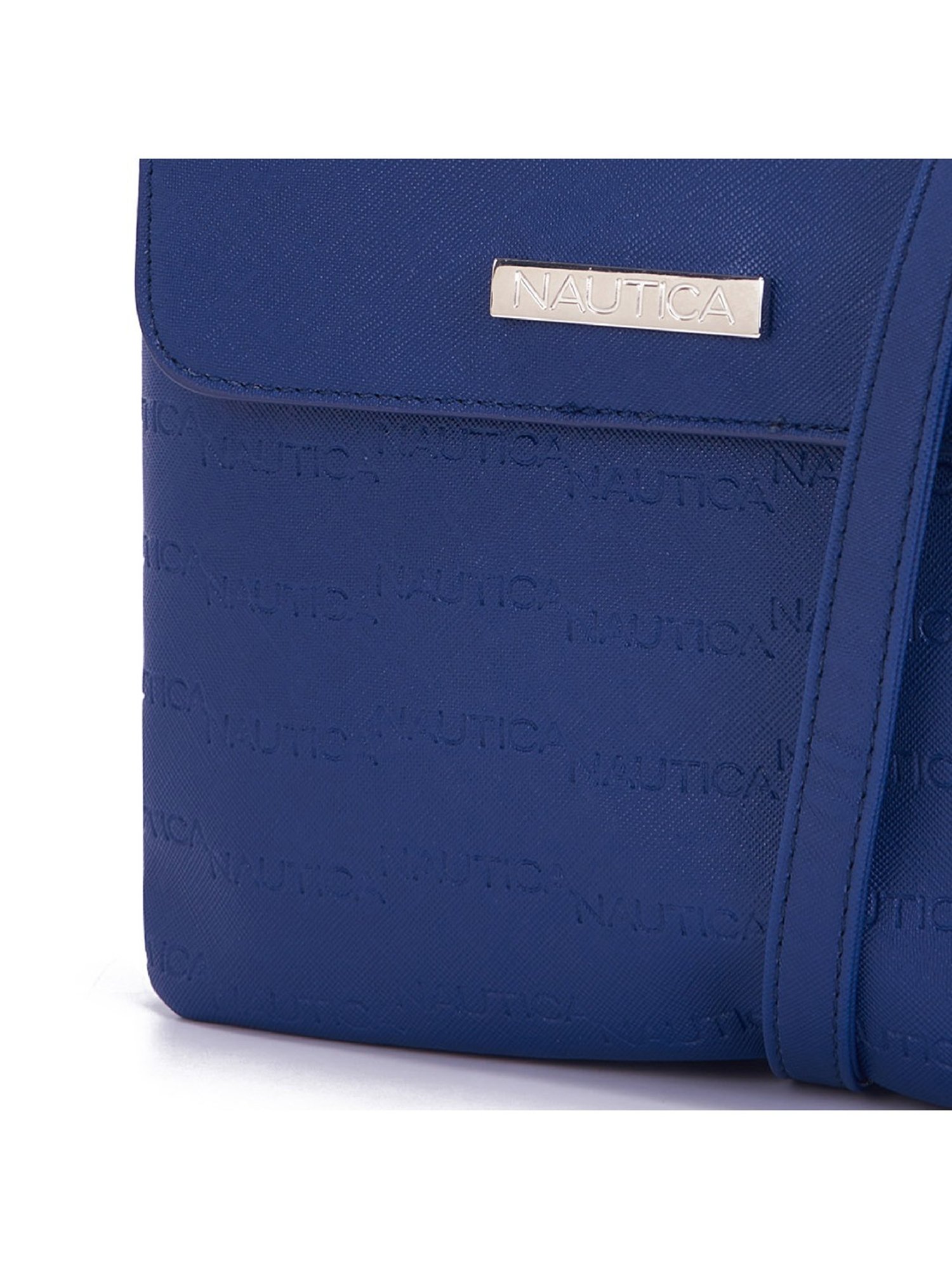 Nautica Navy Solid Medium Sling Handbag