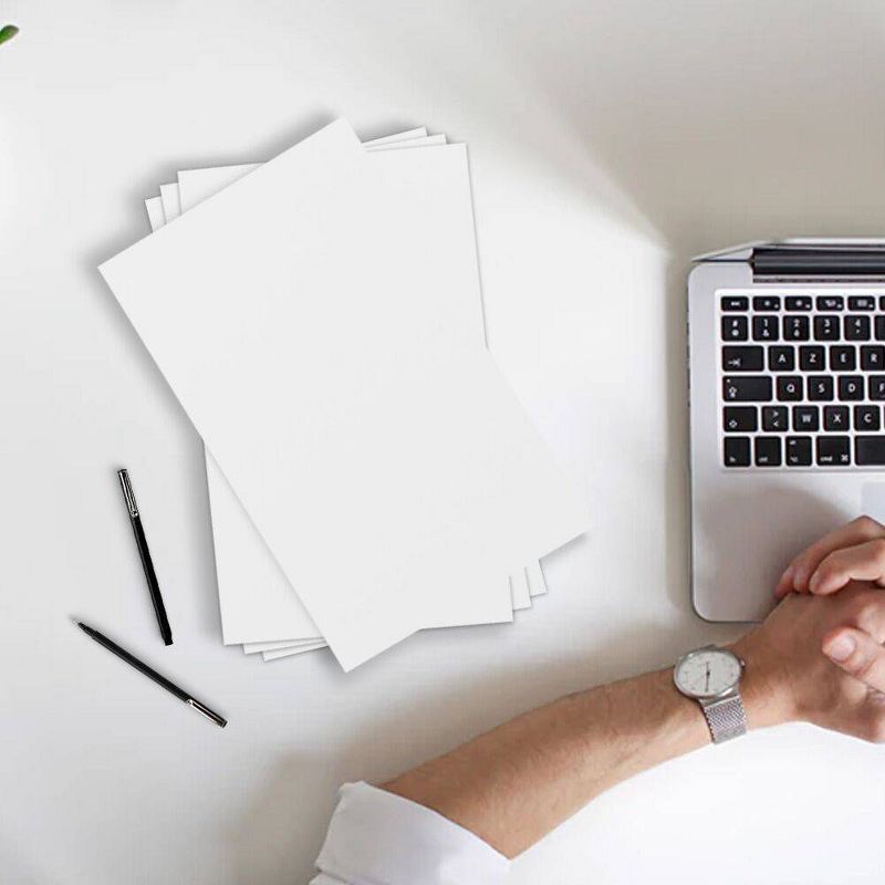 JAM Paper Ledger 88lb Cardstock - 11 x 17 Tabloid - Bright White Wove Strathmore - 50 Sheets