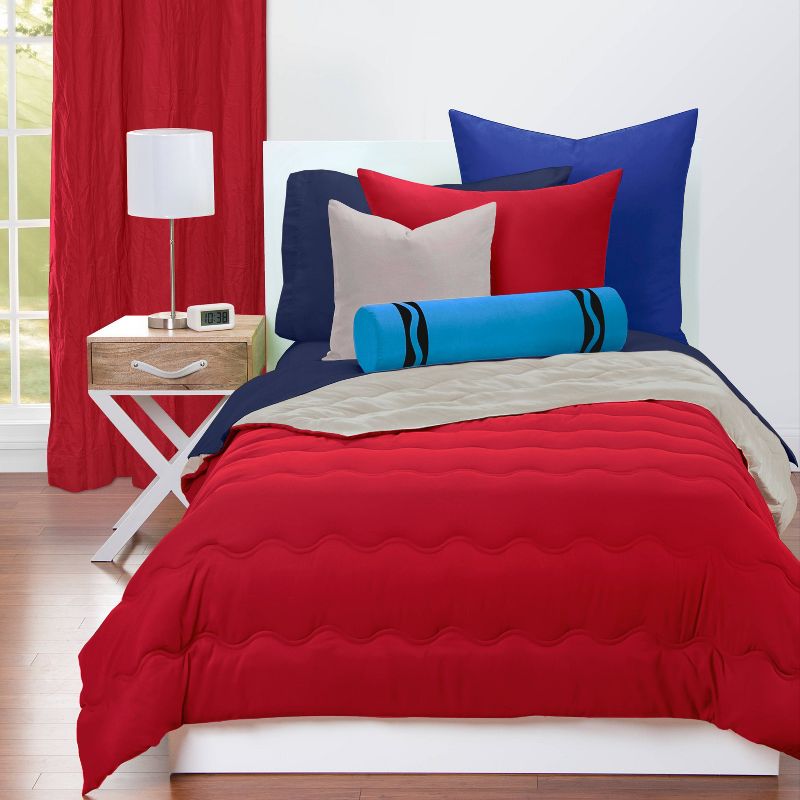 Crayola Pointillist Pansy Curtain Panel