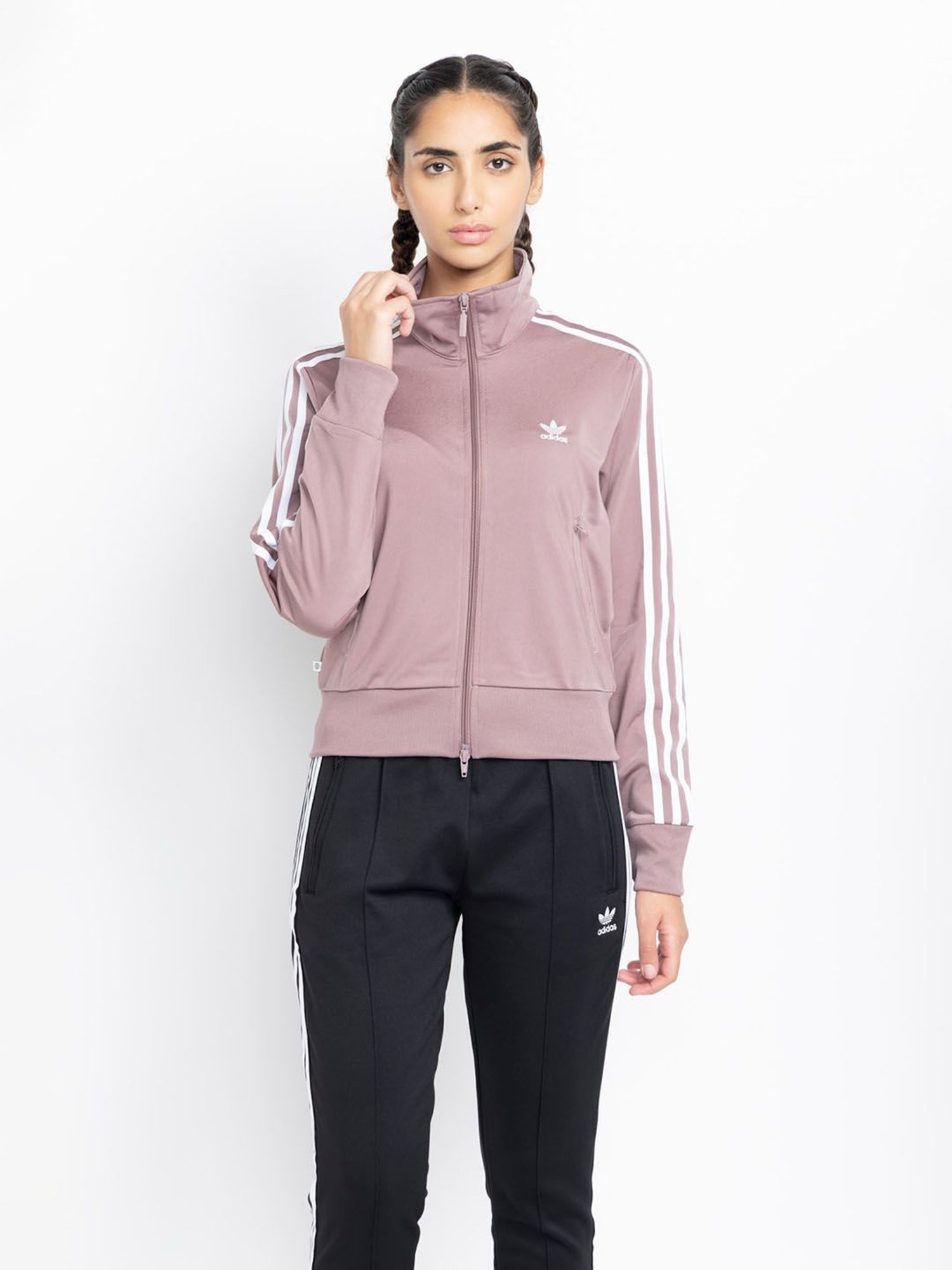 Adidas Originals Brown Striped Jacket