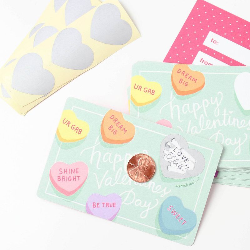 Scratch Off Sweetheart Valentines Day Cards