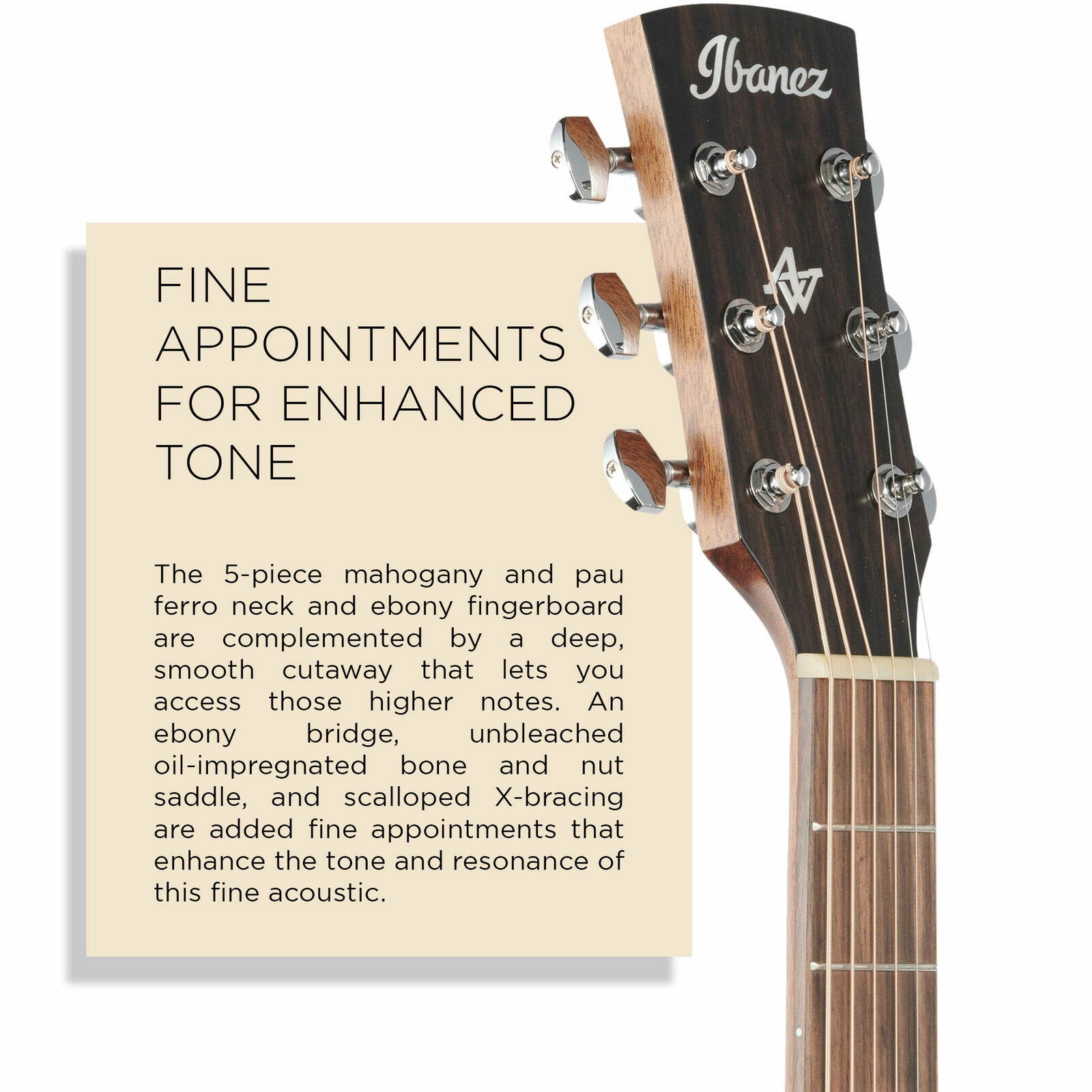 Ibanez ACFS300CE - Open Pore Semi-Gloss Acoustic-Electric Guitar