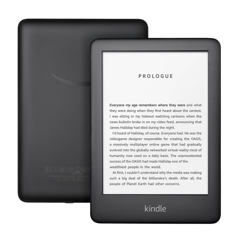 Amazon Kindle 8GB - Now with a Built-in Front Light – Black