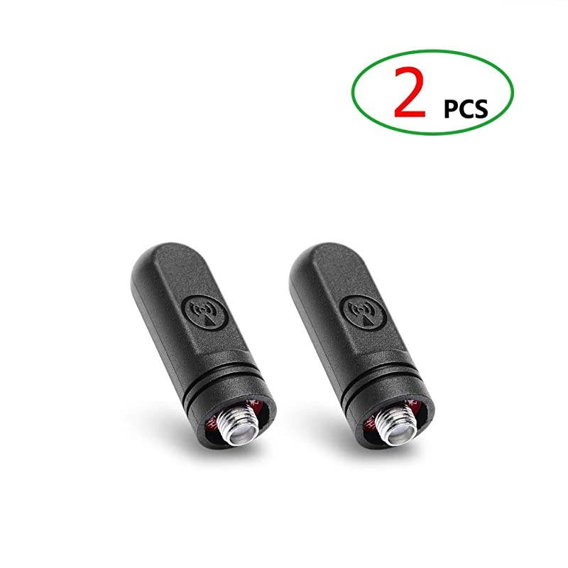 Mini SMA-Female Antenna VHF UHF 144/430Mhz for BaoFeng BF-F8HP UV-82HP BF-888S UV-5R UV-82 UV-82C UV-5X3 DMR-6X2 DM-1701 DM-1801 DM-5R GT-3WP H-777 Radios(1.8'' 8W NK-761M)