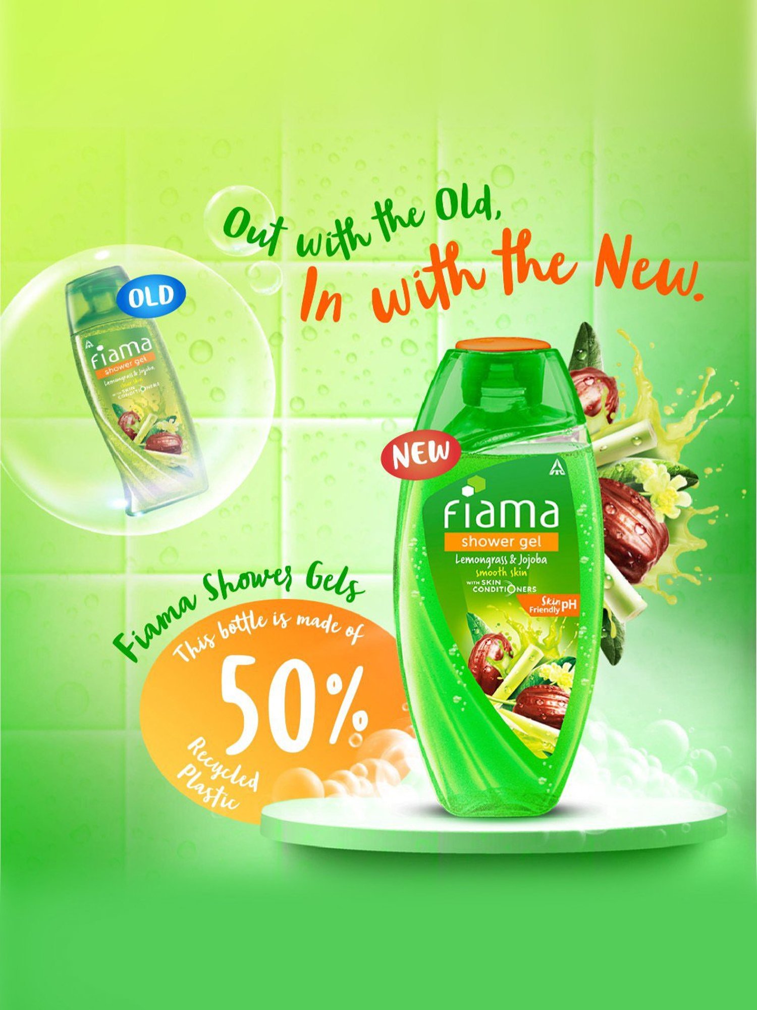 Fiama Lemongrass & Jojoba Shower Gel - 250 ml