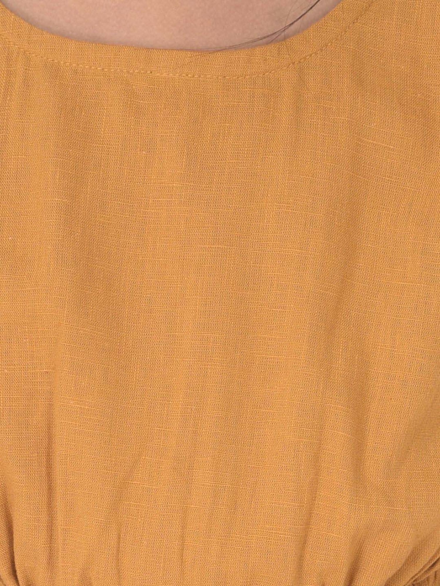 Crimsoune Club Kids Mustard Regular Fit Jumpsuit