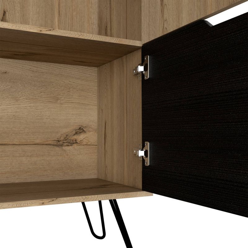 Wood 2 Door Storage Cabinet in White-Pemberly Row