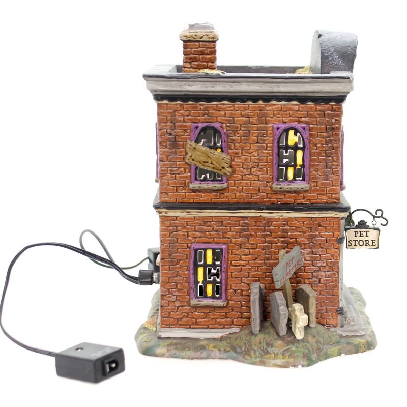 Dept 56 Buildings Critter's Pets & Pelts Halloween Snow Village  -  Decorative Figurines