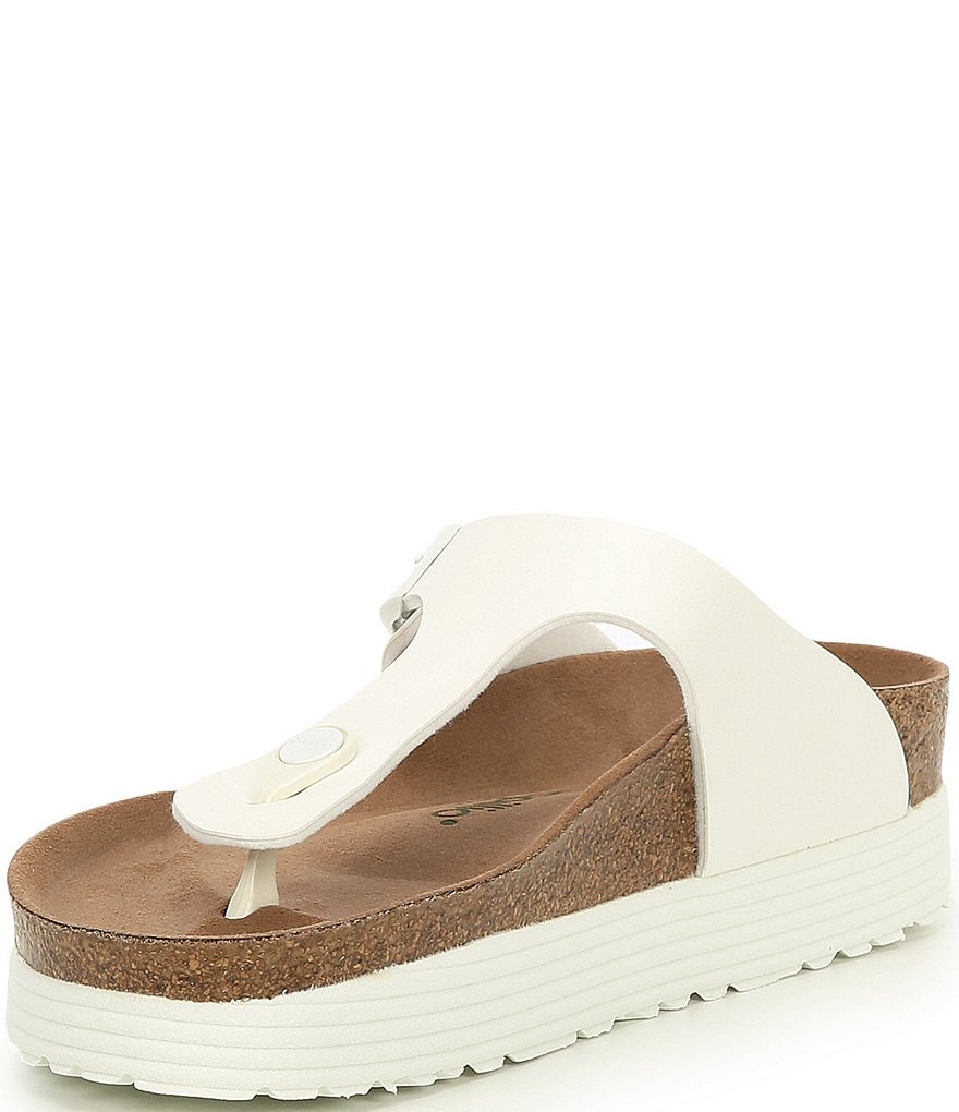 Papillio by Birkenstock Women's Gizeh Platform Vegan Thong Sandals