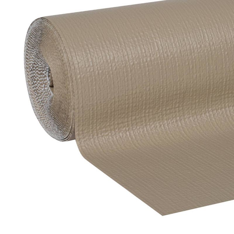 Duck Smooth Top EasyLiner Non Adhesive Shelf Liner for Kitchen Cabinets, 20" x 24' Taupe