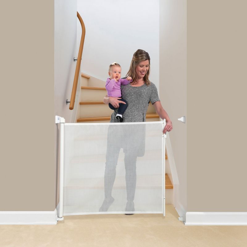 KidCo Retractable Safeway Baby Gate - White