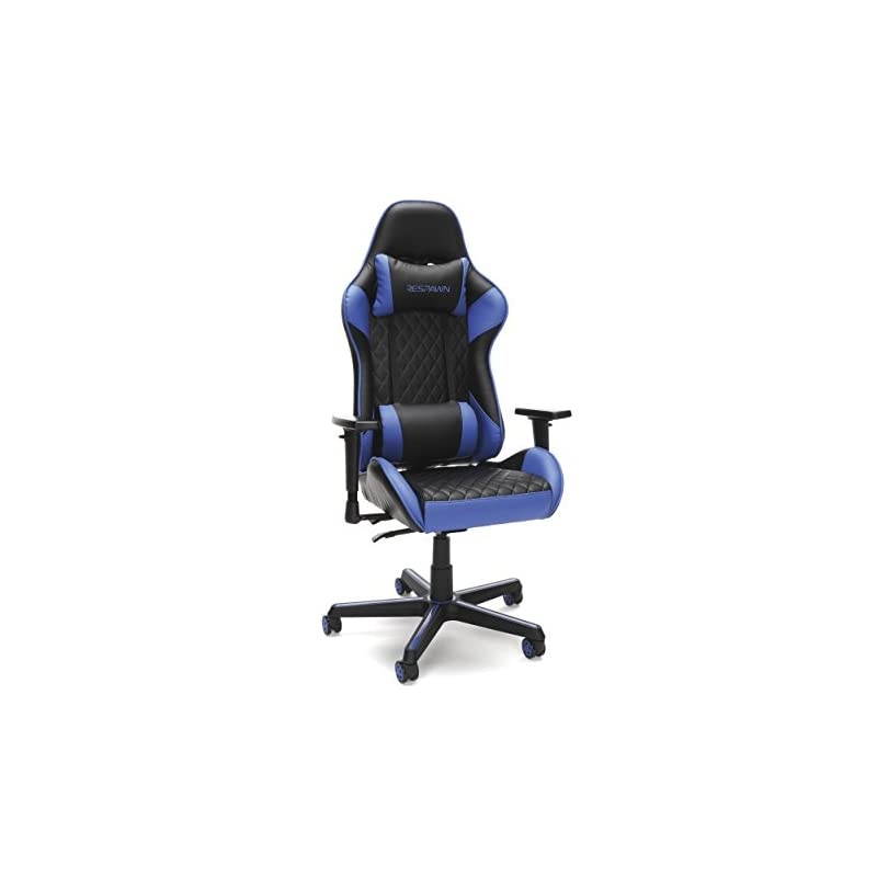100 Racing Style Gaming Chair, in Blue (RSP-100-BLU)