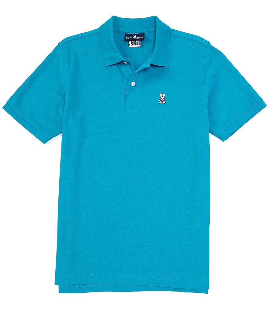 Psycho Bunny Classic Short-Sleeve Solid Polo Shirt