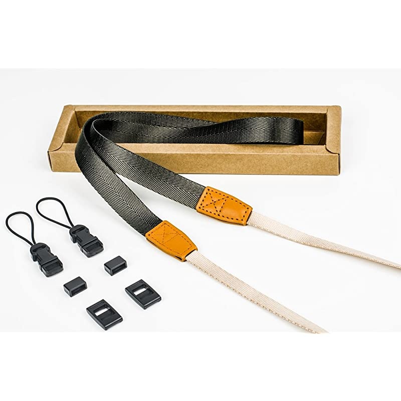 Universal Adjustable Slim Shoulder Sling Neck Strap for All Camera DSLR SLR Grey