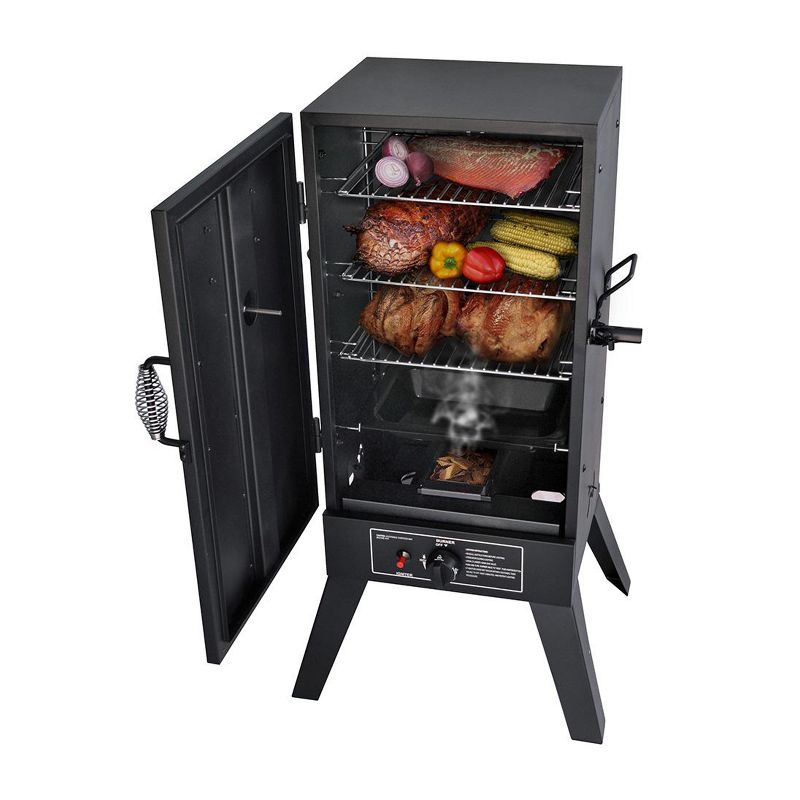 Dyna-Glo Wide Body Vertical Offset Charcoal Smoker Model DGO1890BDC-D