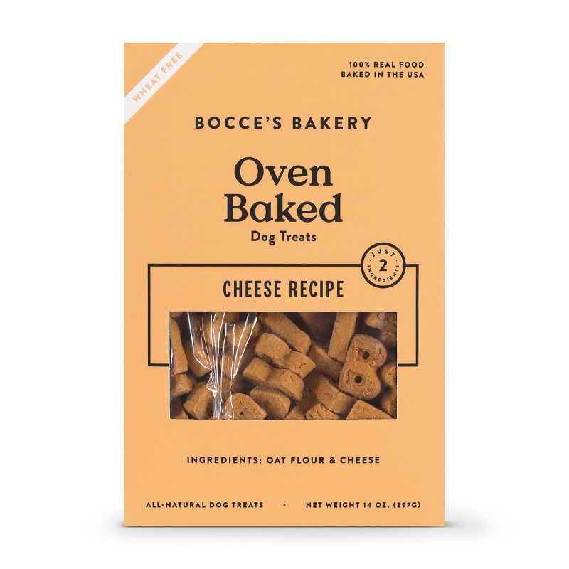 Bocce's Bakery Cheese Basic Wheat Free Dog Treats - 14oz
