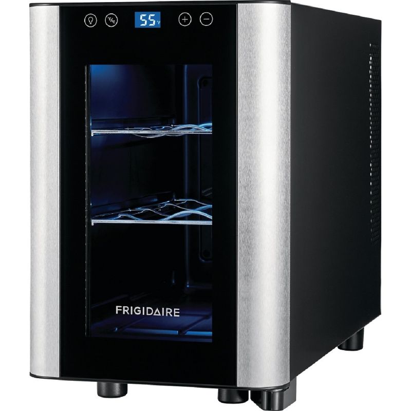 Frigidaire 6 Bottle Stainless Steel Wine Cooler Black - FFWC0622US