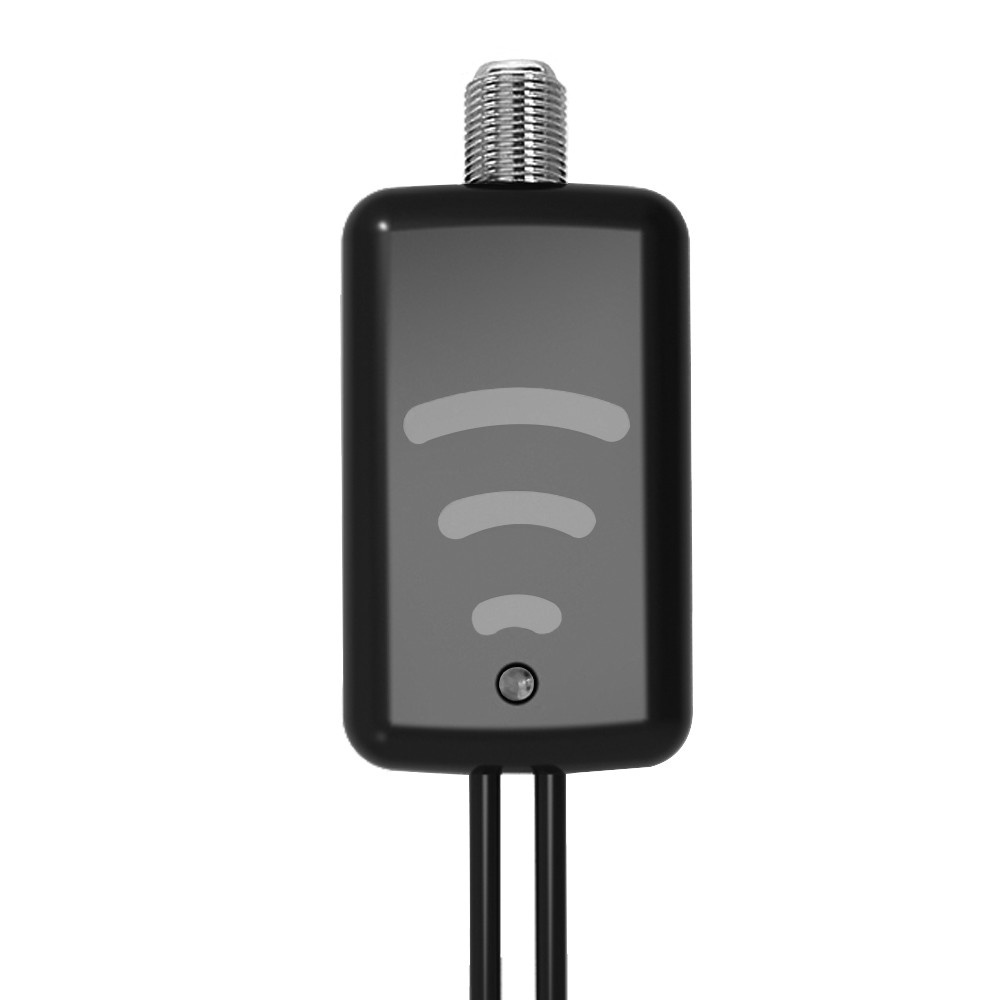 HDTV023 25dB Indoor Digital TV Aerial Digital HDTV Antenna 120 Miles with Signal Amplifier Booster TV Radius Antenna VHF UHF Antenna