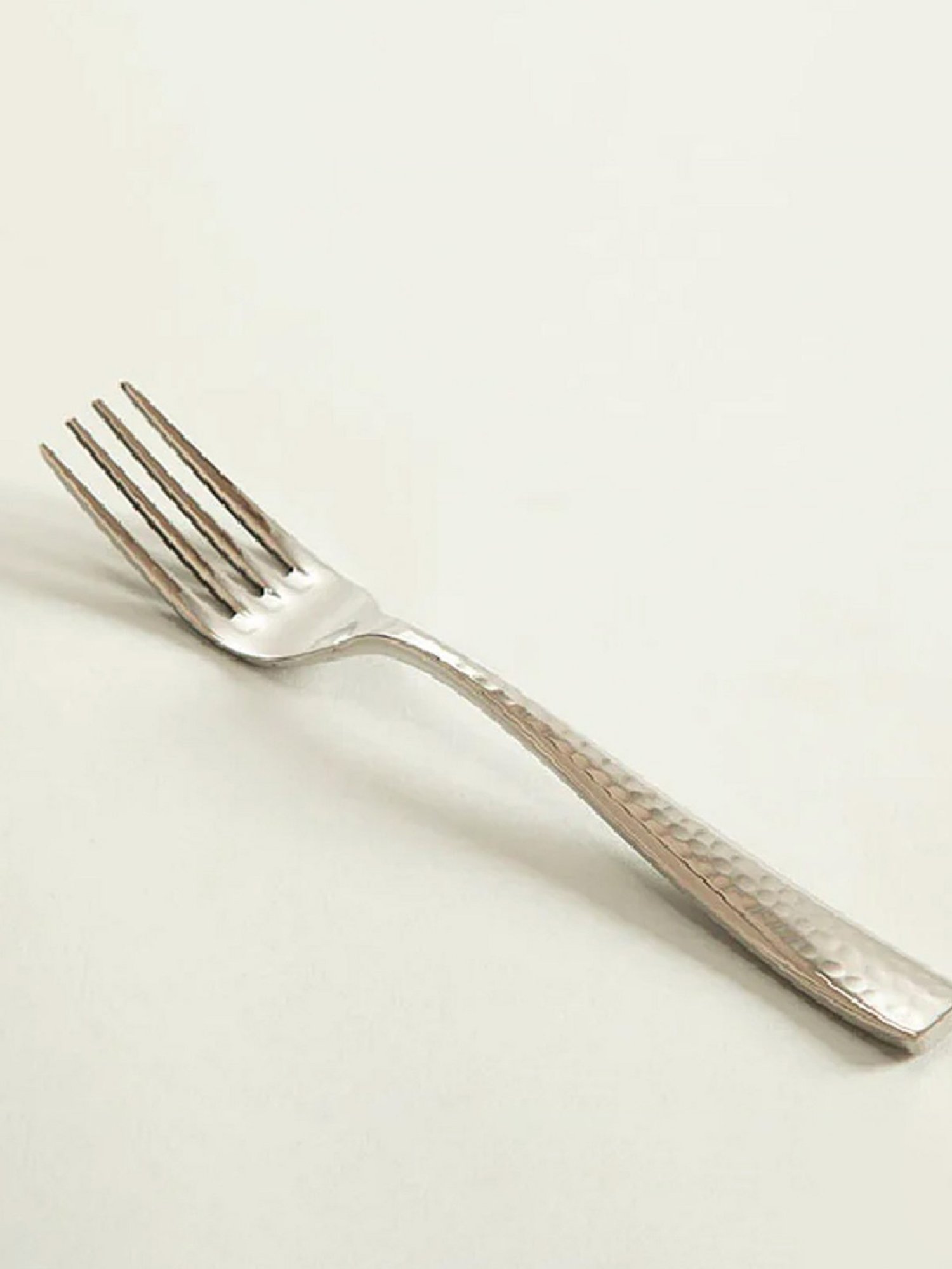 FnS Creta Silver Stainless Steel Dinner Fork - Set of 12