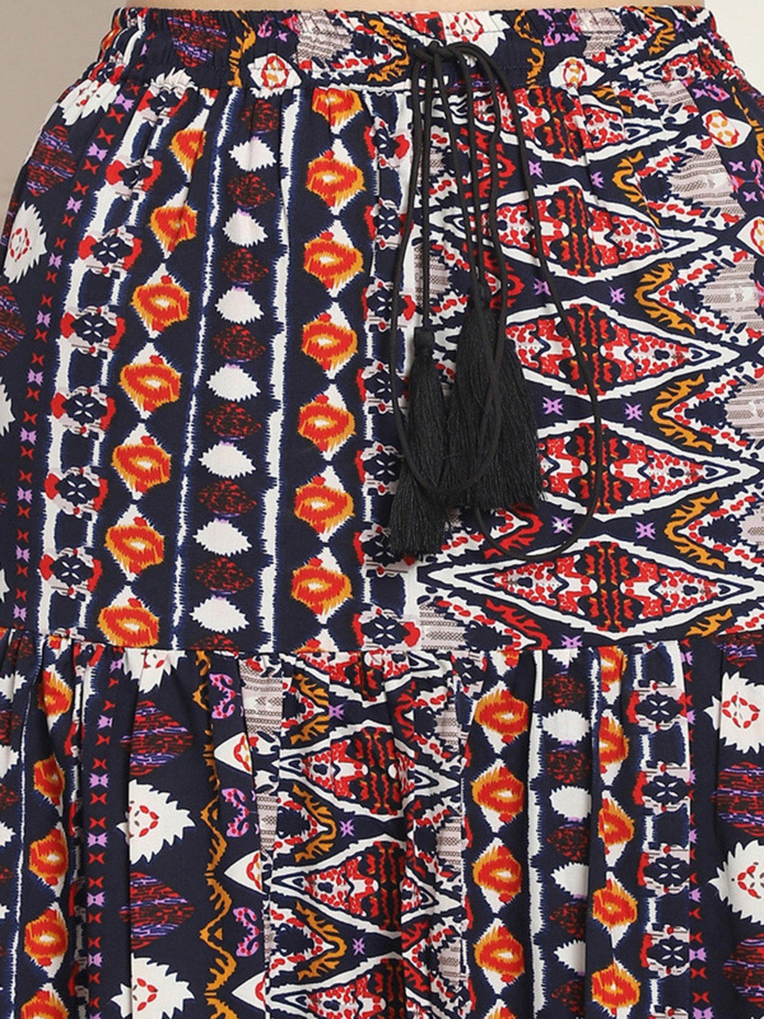 NEUDIS Multicolor Printed Skirt