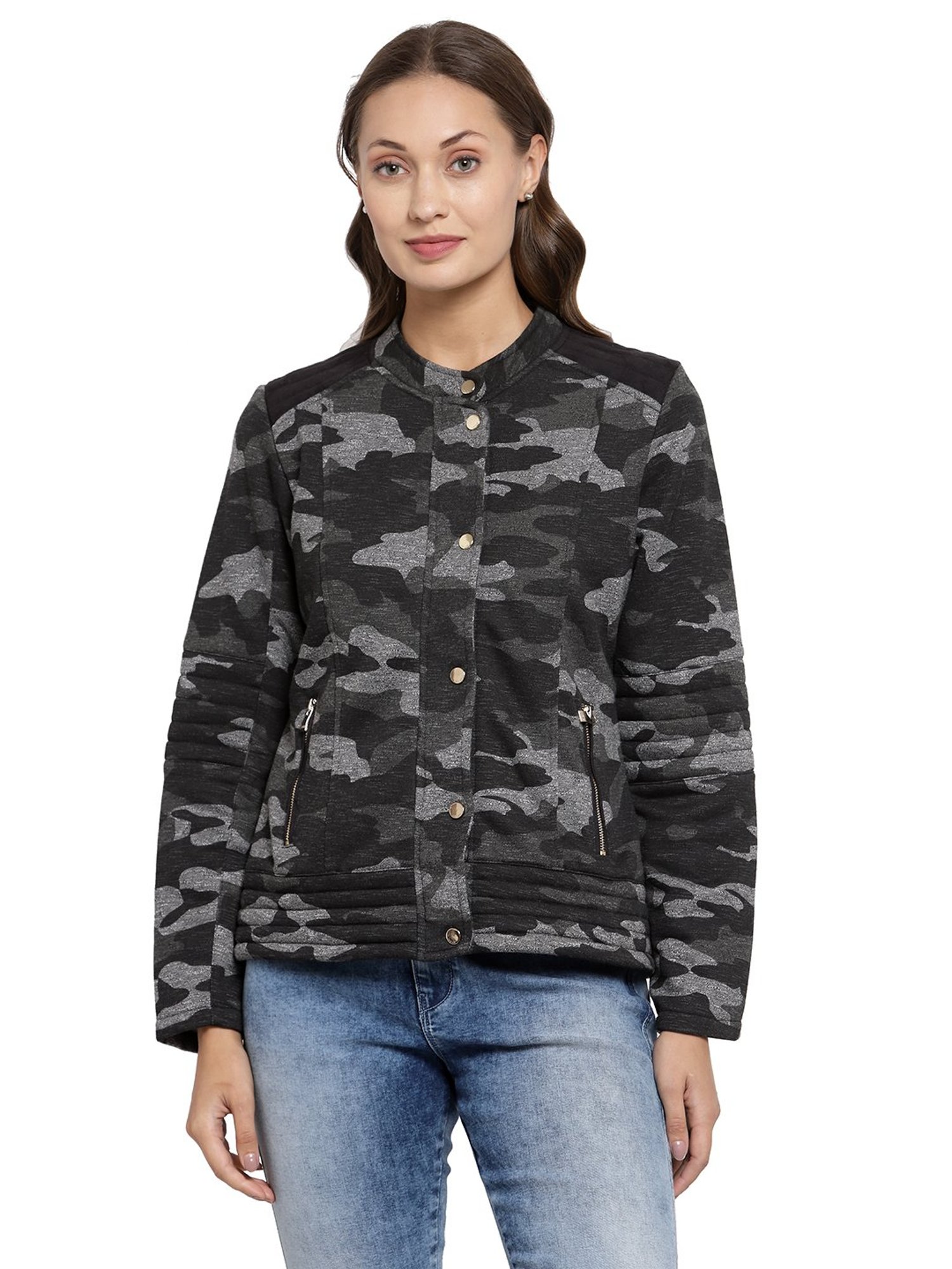 Juelle Black Printed Sweatshirt