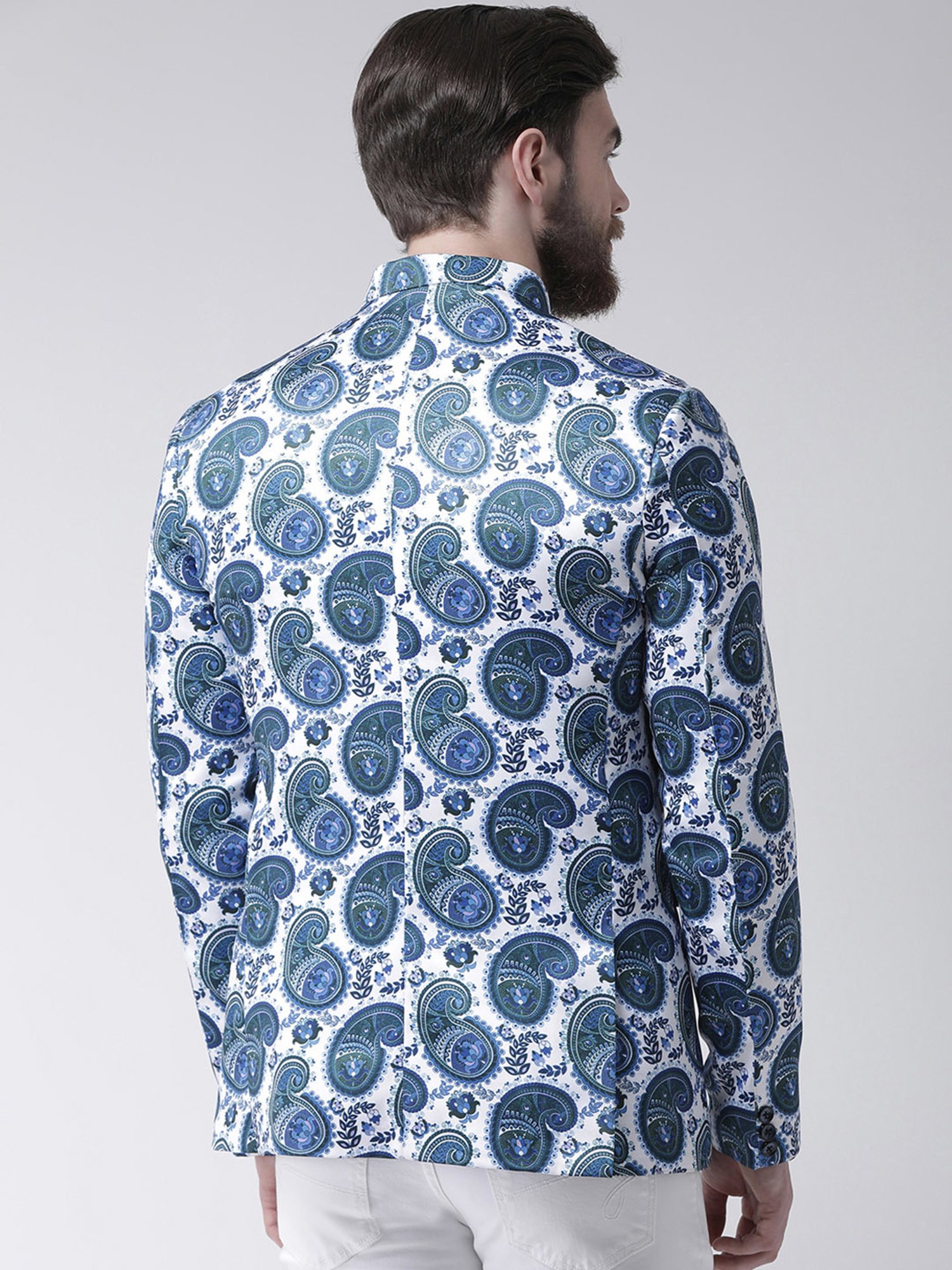 Hangup Plus Multicolor Regular Fit Printed Blazer