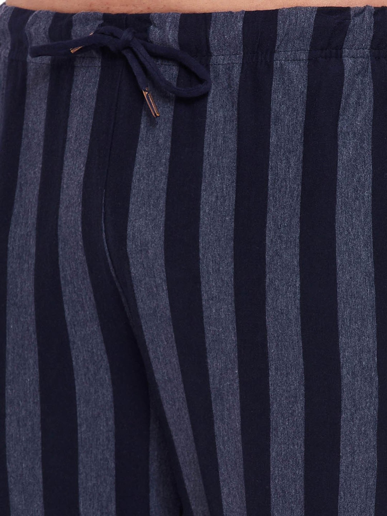 Hypernation Blue & Grey Striped Pyjamas