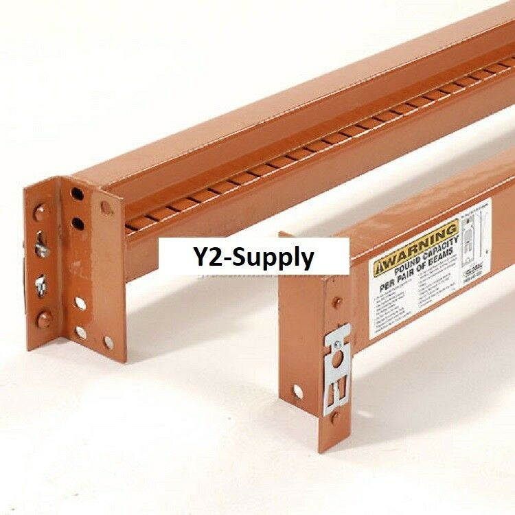 NEW! Pallet Rack Beam Pair 96"L (2 pcs)!!