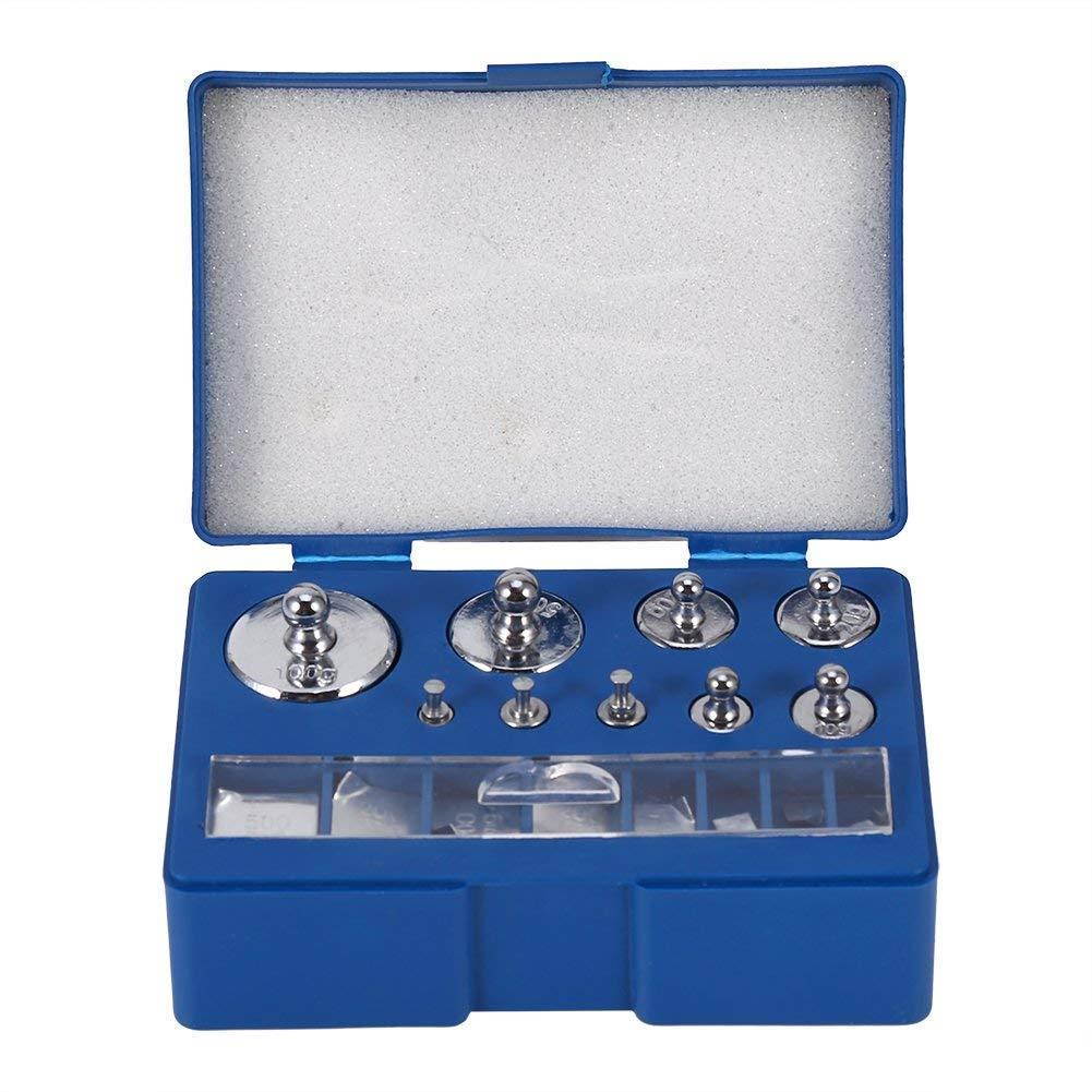 Precision Calibration Weight 1g 2g 5g 10g 20g 50g 100g Scale Balance Weight Calibration Jewelry Scale Weight Set Tweezer 0.1g 0.2g 0.5g 0.1g 0.2g Steel Calibration Weight Kit