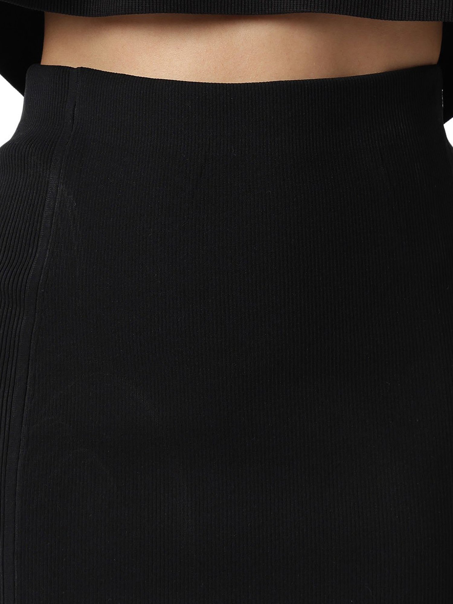 Calvin Klein Jeans Black Straight Fit Skirts