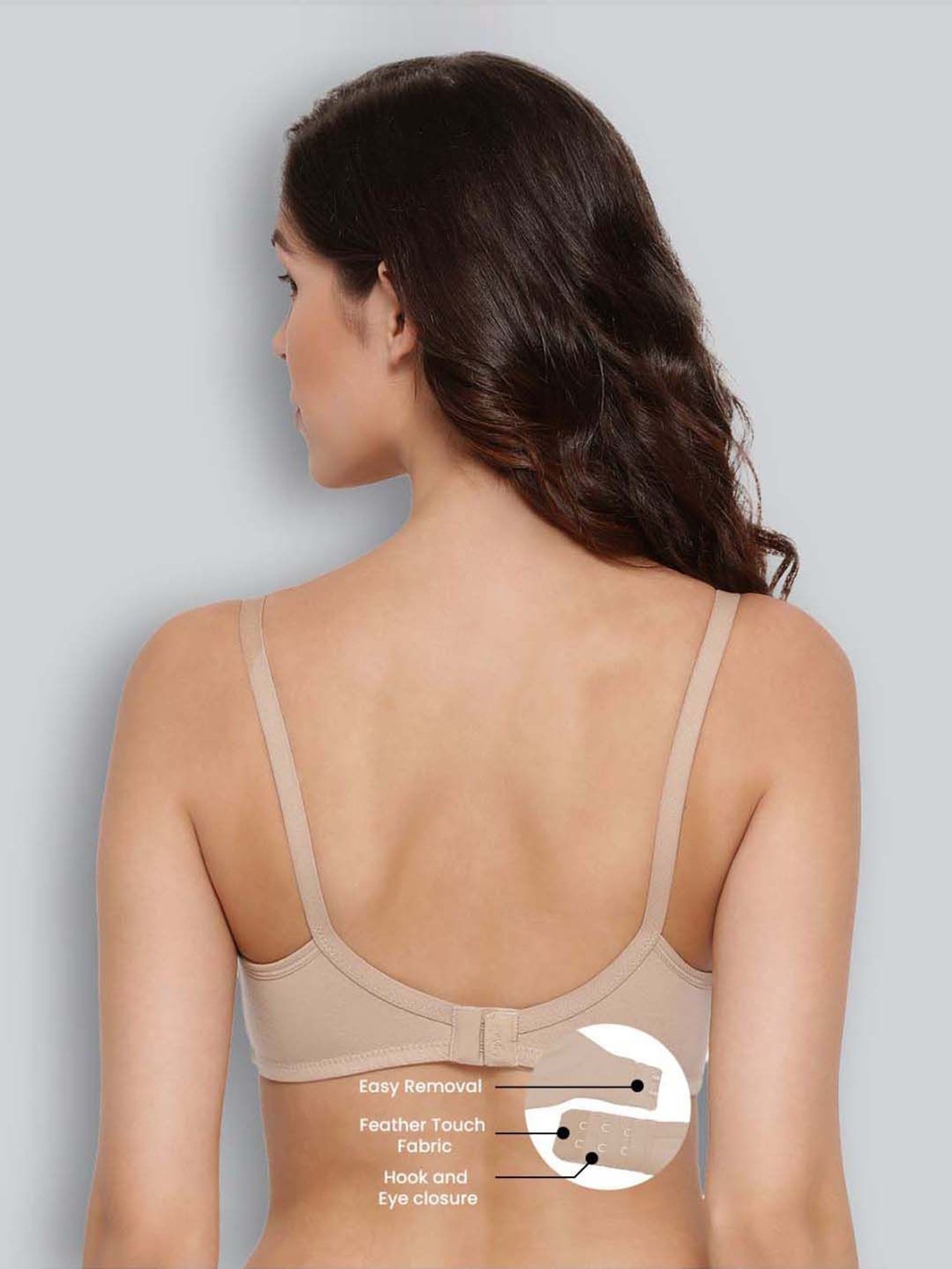 Lyra Tan Cotton Everyday Bra