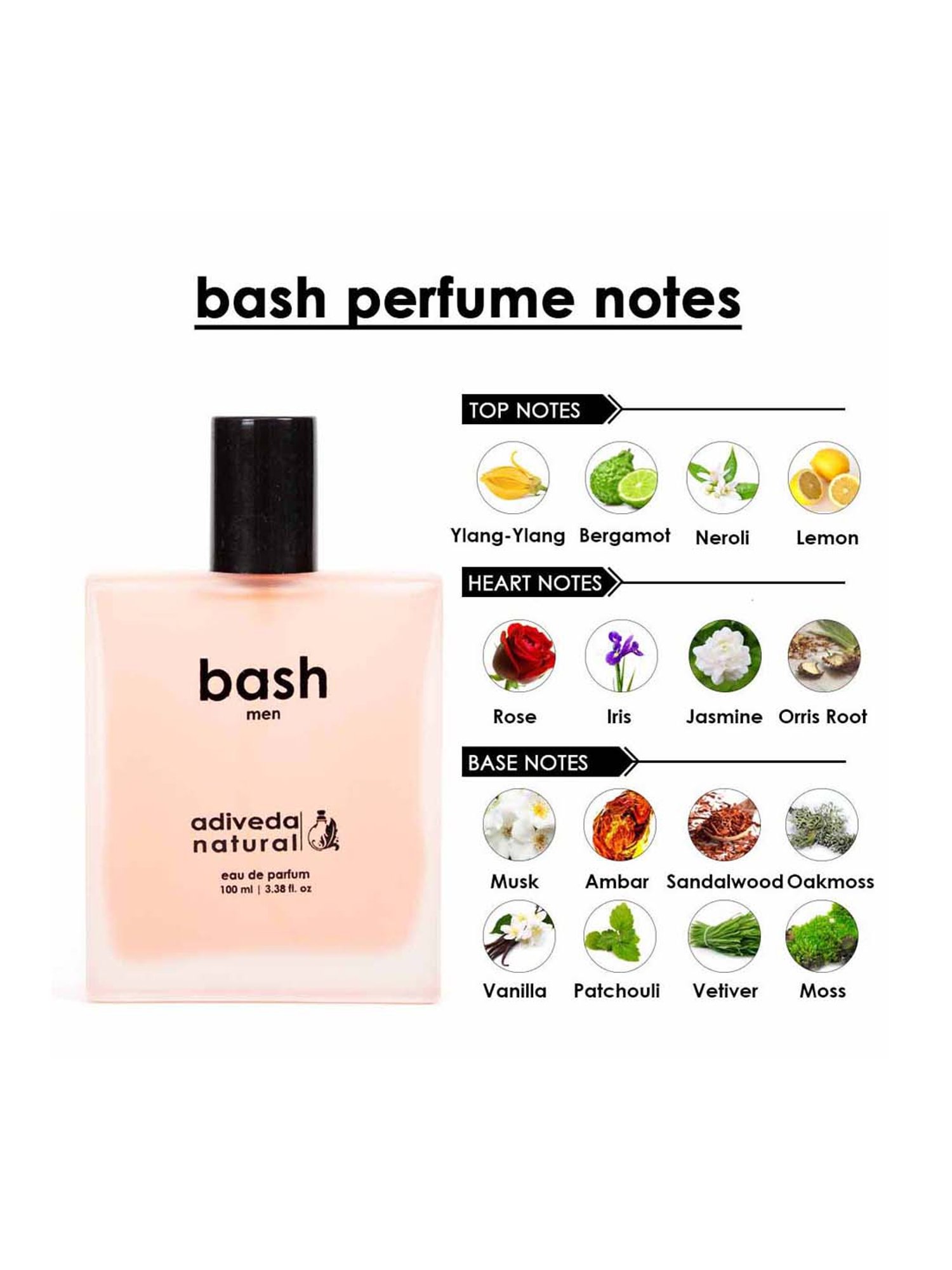 Adiveda Natural Bash EDP for Men - 100 ml