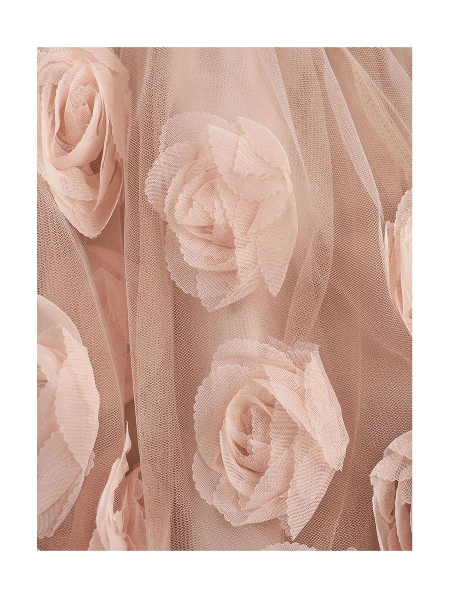 Angel & Rocket Kids Peach Applique Skirt