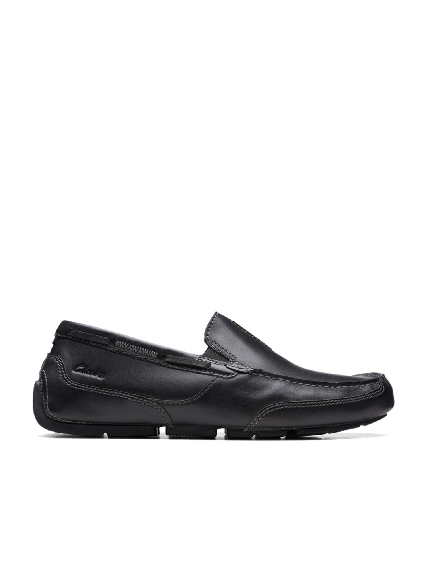 Clarks Men's Markman Seam Black Loafers