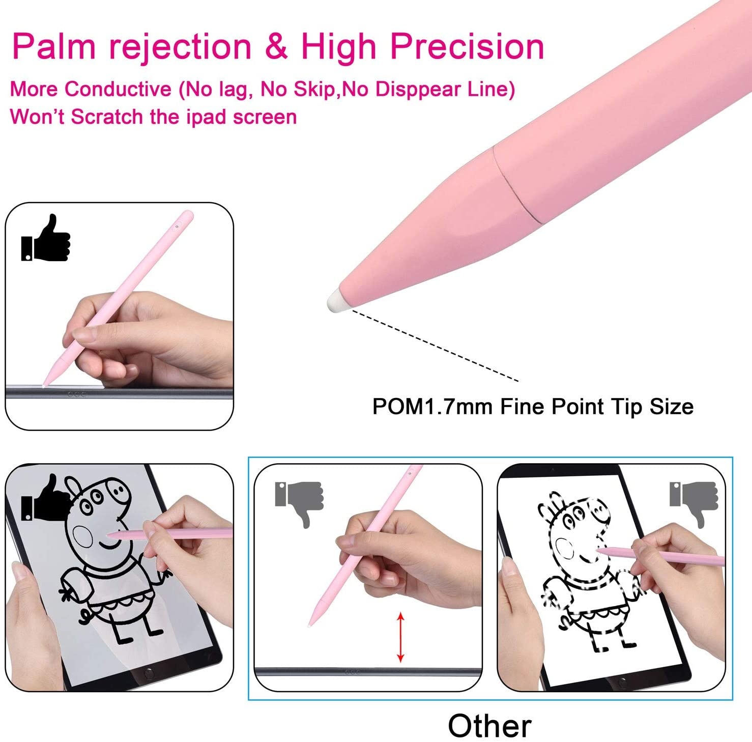 AICase Touch screen Gloves Cashmere Winter Warm Thick Knit