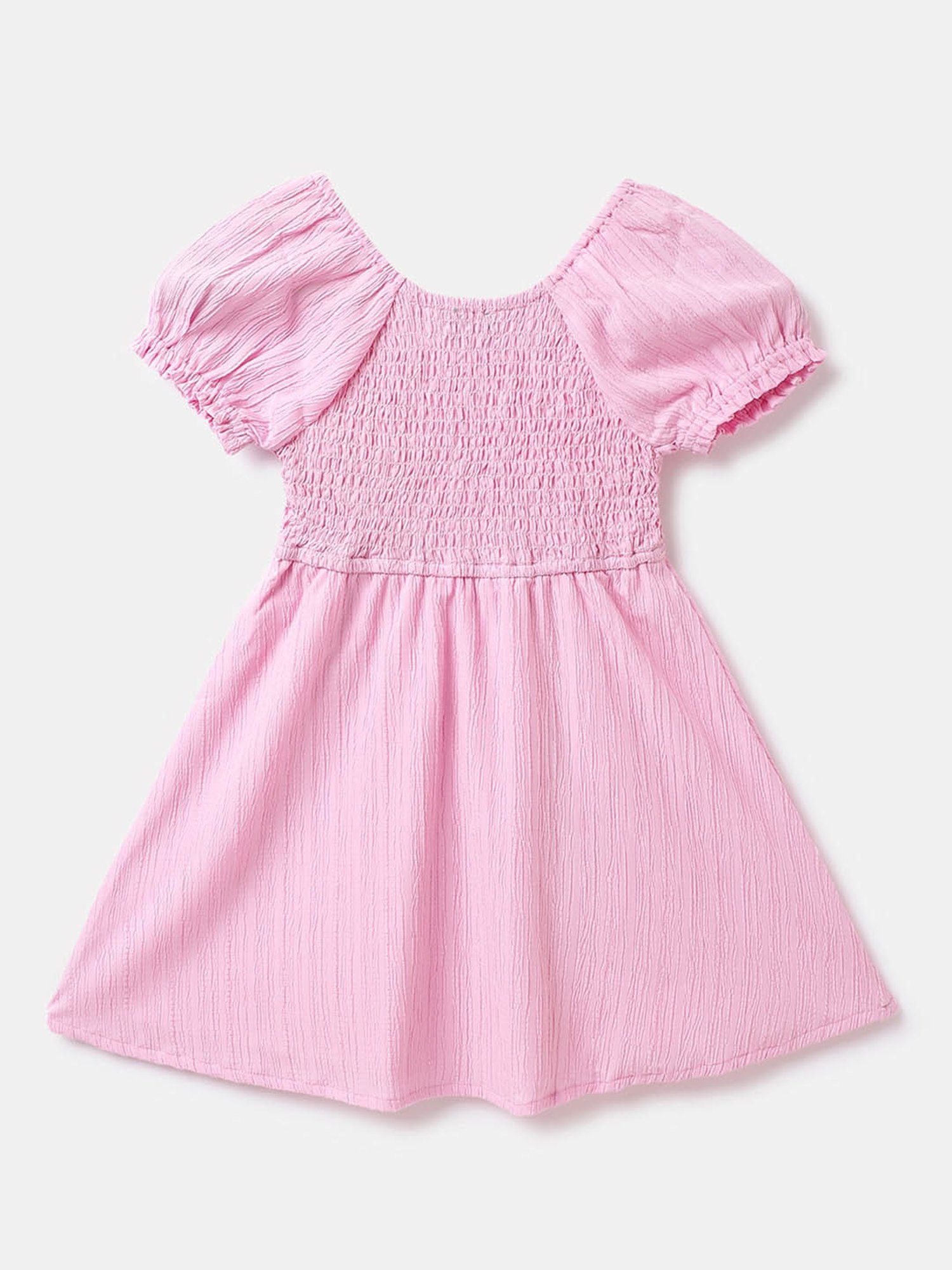 United Colors of Benetton Kids Pink Solid Dress