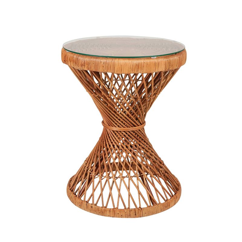 Coraline Accent Table Antique Brown - East at Main